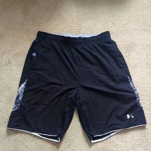 Under Armour Men's Black Shorts NFL Combine Edition